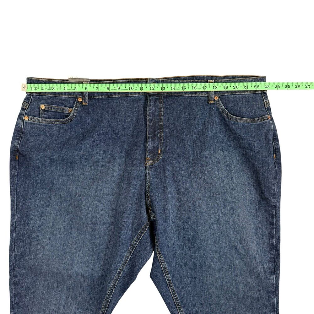 Dickies Jeans Women's Blue Mid Rise Skinny Denim jeans Stretch SZ/24R - Picture 7 of 15